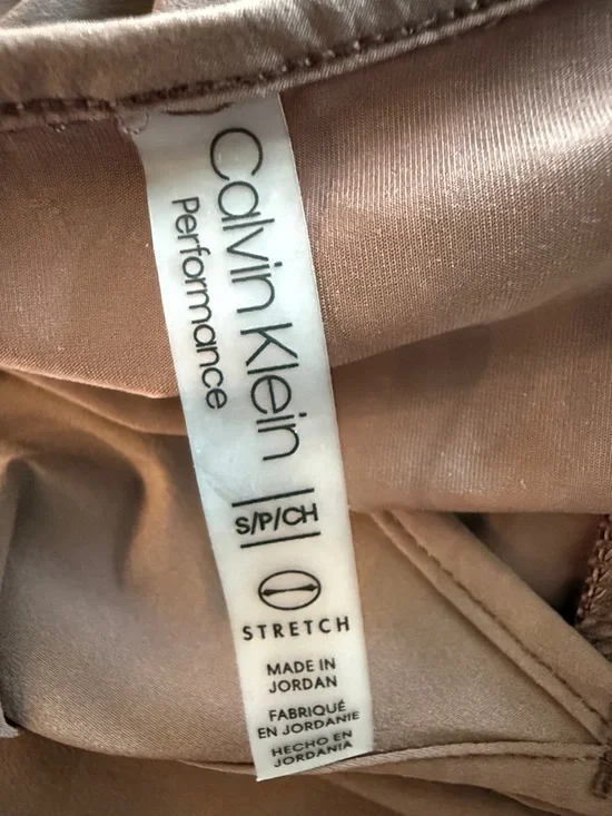 Calvin Klein Dusty Rose-Mocha Performance Stretch Athletic Dress - Picture 7 of 8